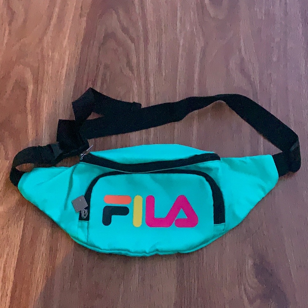 Teal FILA Fanny Pack